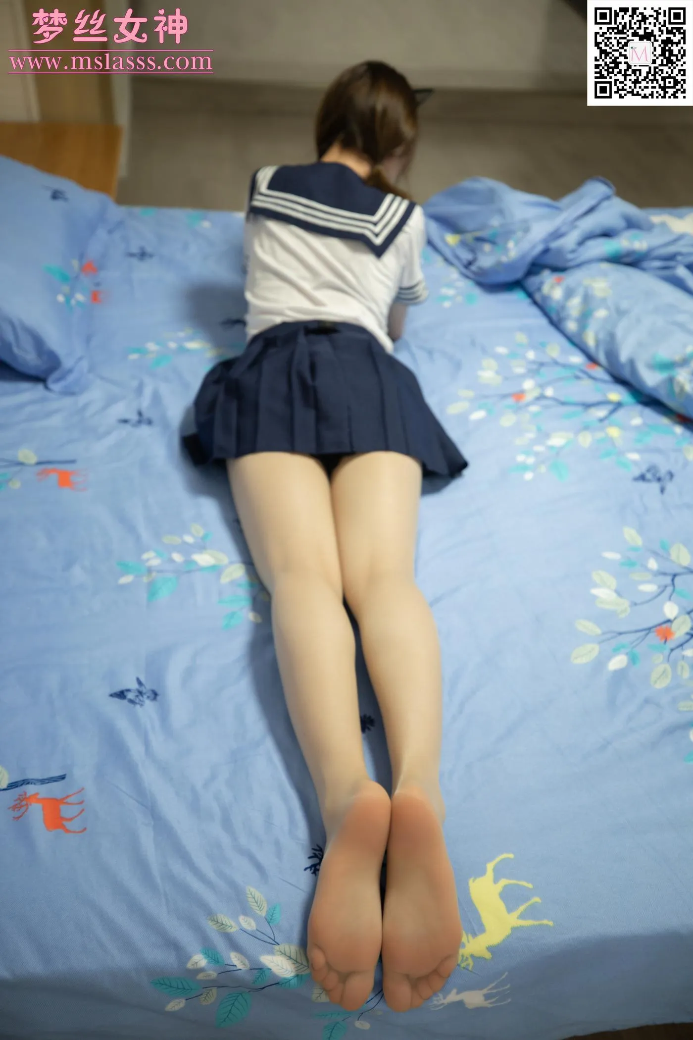 [MSLASS梦丝女神] 2020.06.08 NO.114 晓晓5 起床的少女 [64P]插图7